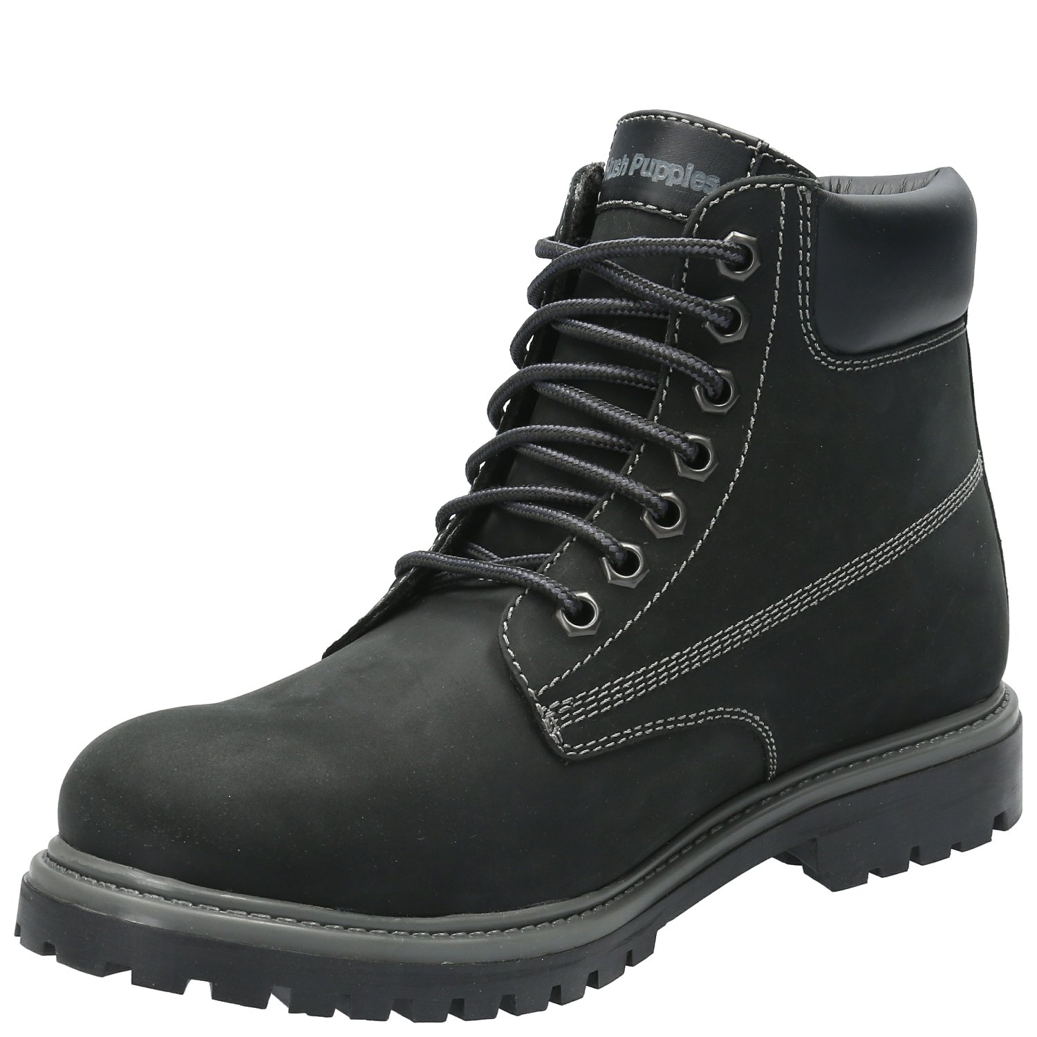 BOTIN CUERO HOMBRE NEGAM NEGRO HUSH PUPPIES - 5