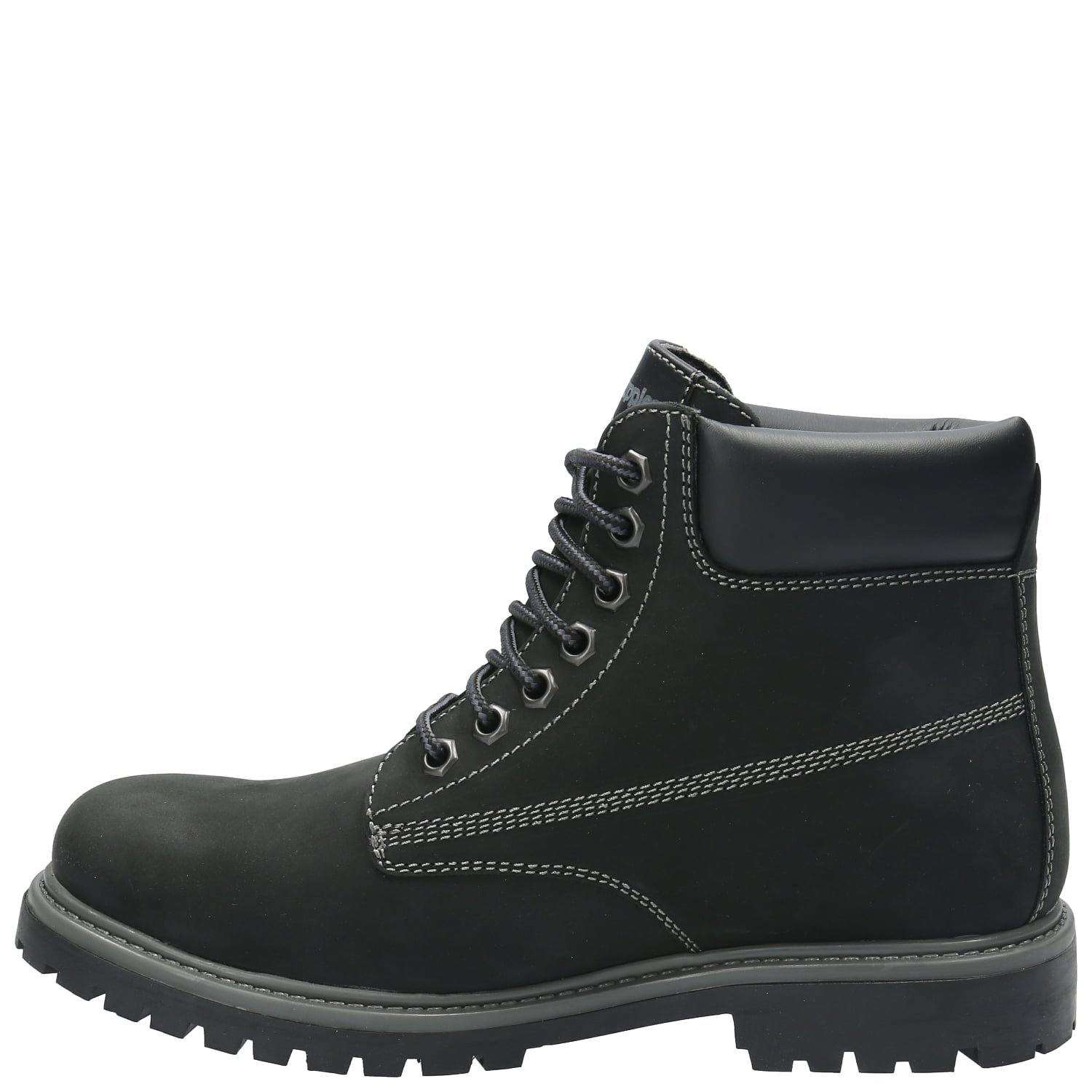 BOTIN CUERO HOMBRE NEGAM NEGRO HUSH PUPPIES - 6