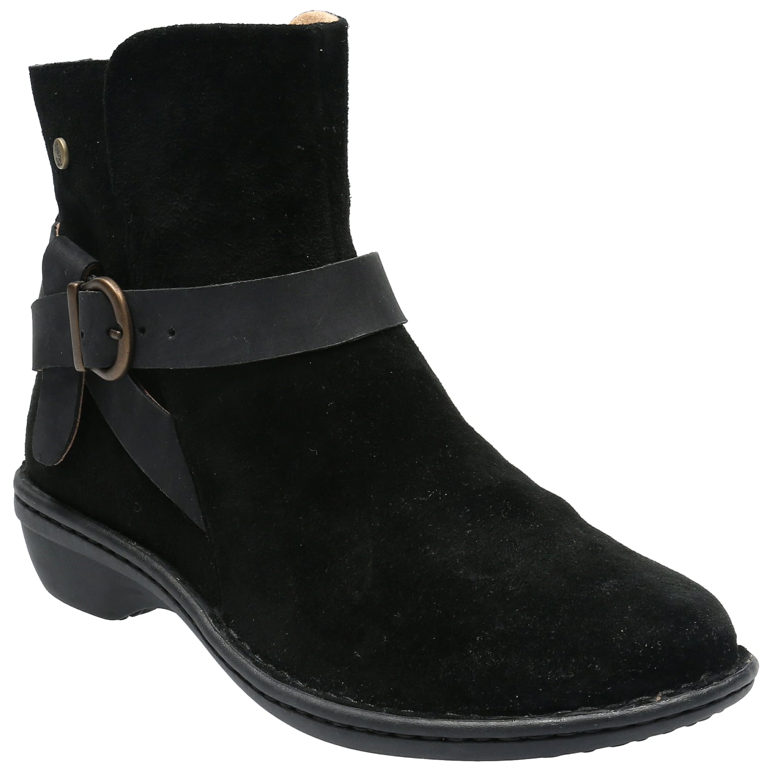 BOTIN CUERO MUJER ANCONA NEGRO HUSH PUPPIES - 1