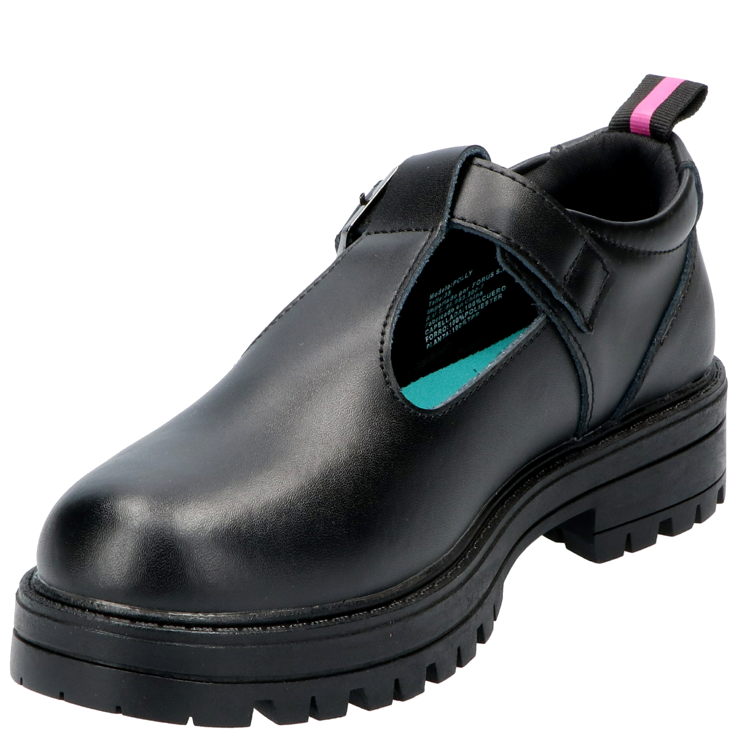GUILLERMINA ESCOLAR NIÑA POLLY NEGRO HUSH PUPPIES - 5