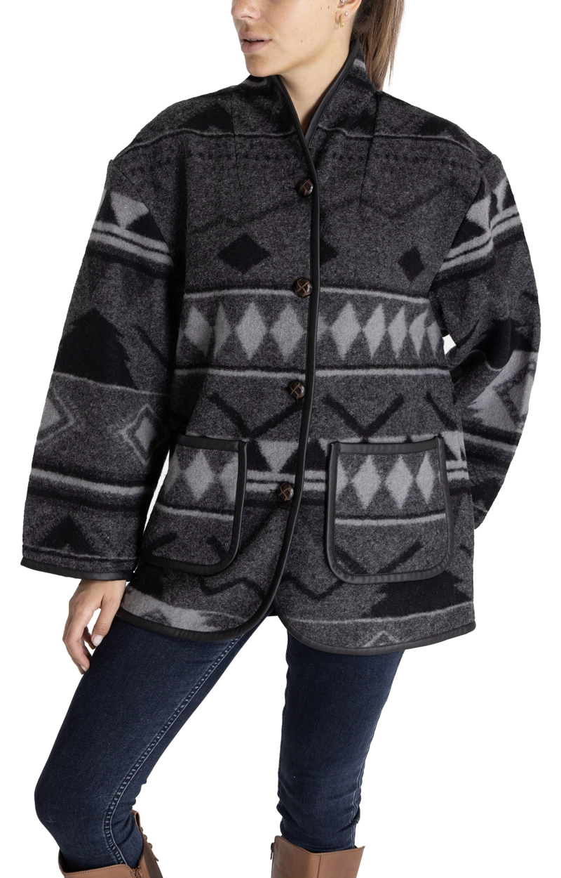 CHAQUETA ROCKFORD CARCASONA GRIS MUJER - 5