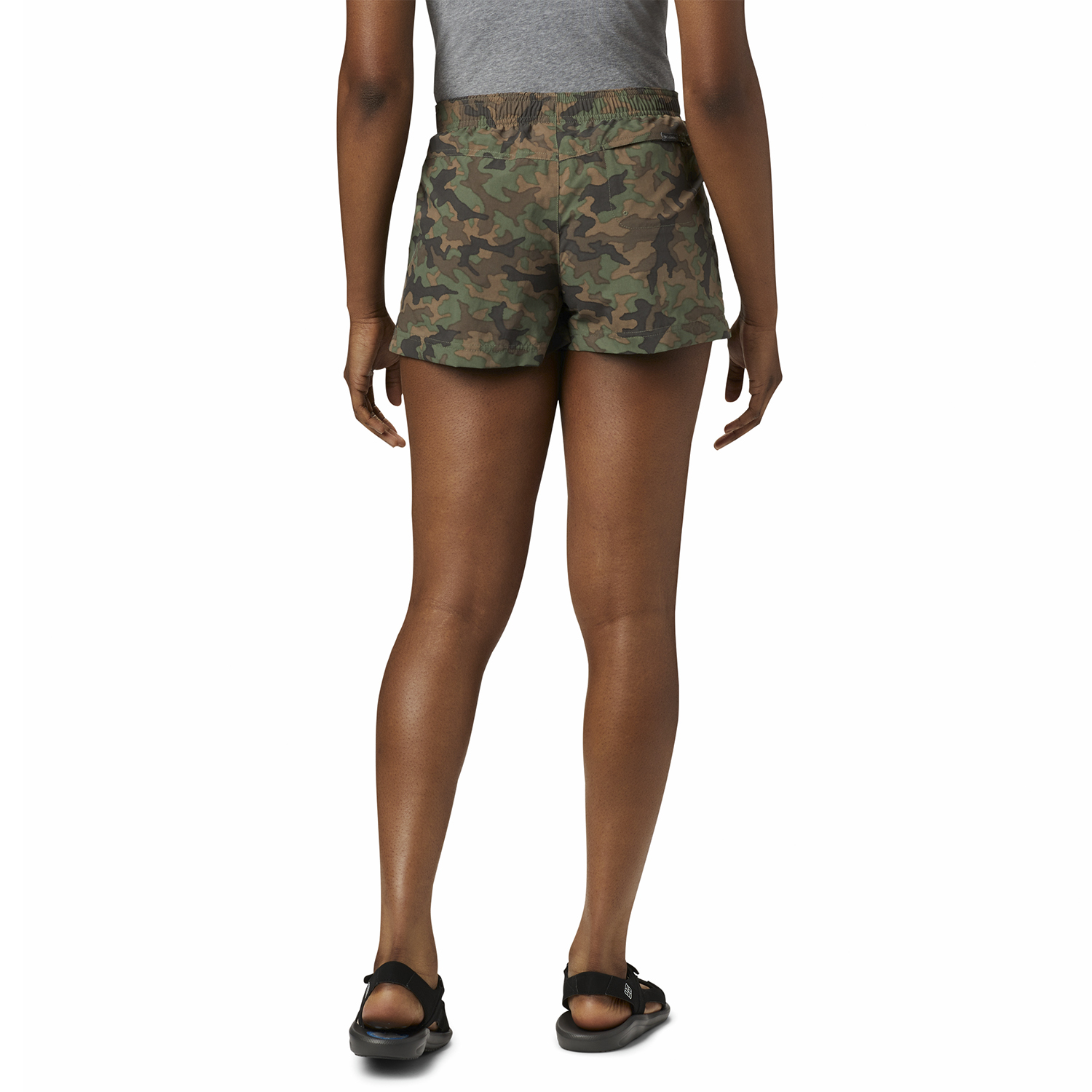 SHORT MUJER SANDY RIVER II PRINT VERDE - 2