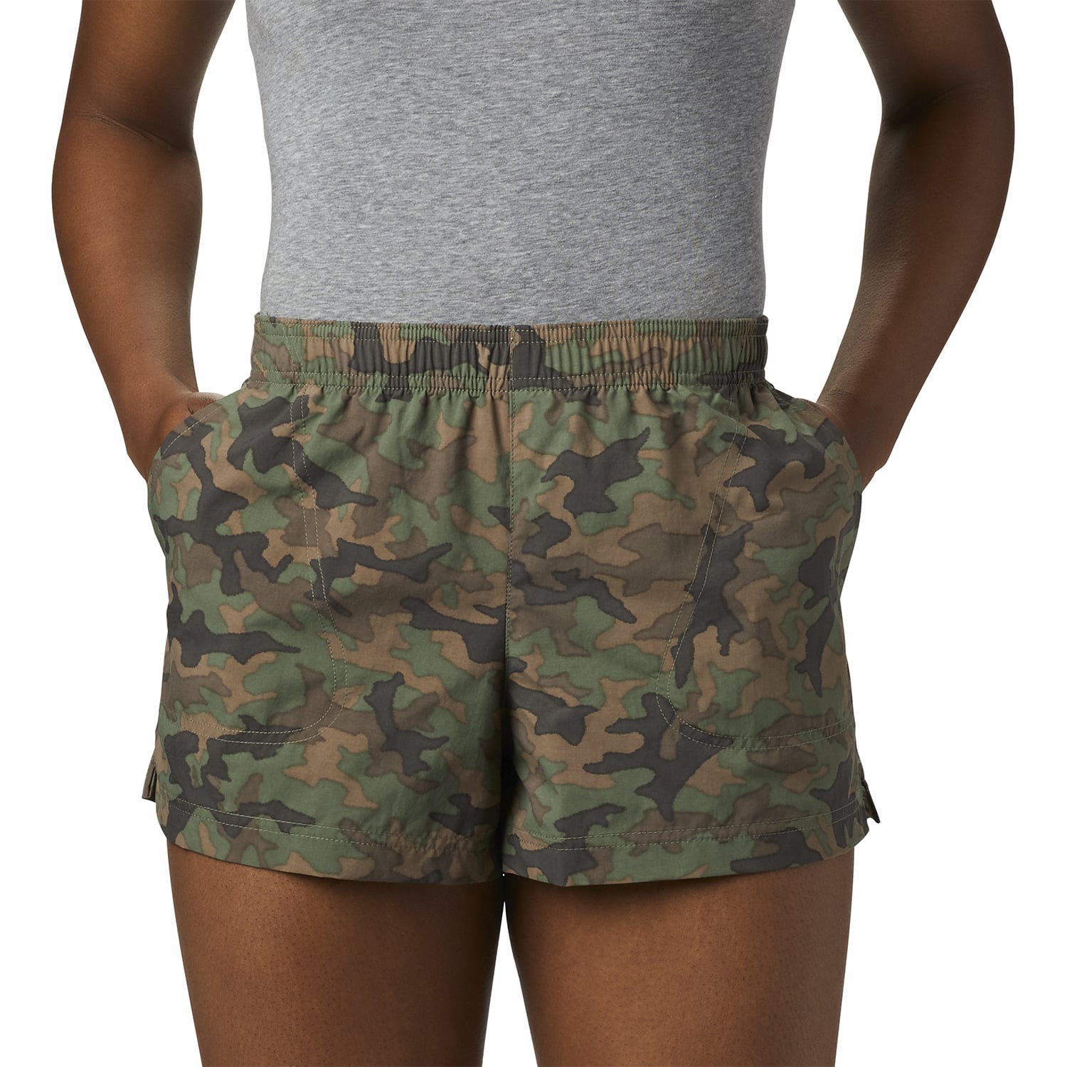 SHORT MUJER SANDY RIVER II PRINT VERDE - 4