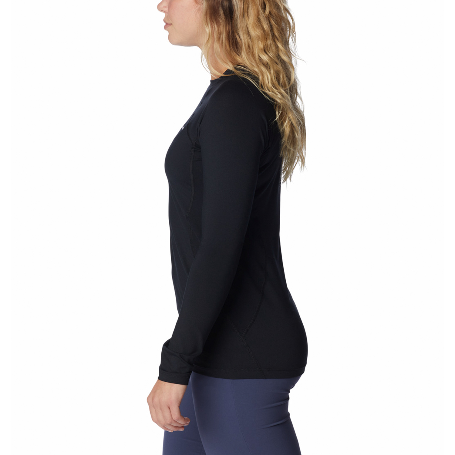 PRIMERA CAPA POLERA MUJER MIDWEIGHT NEGRO COLUMBIA - 2