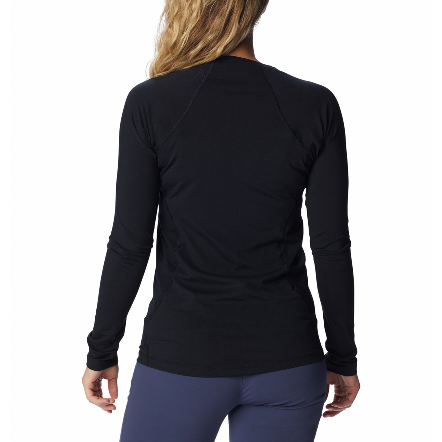 PRIMERA CAPA POLERA MUJER MIDWEIGHT NEGRO COLUMBIA - 4