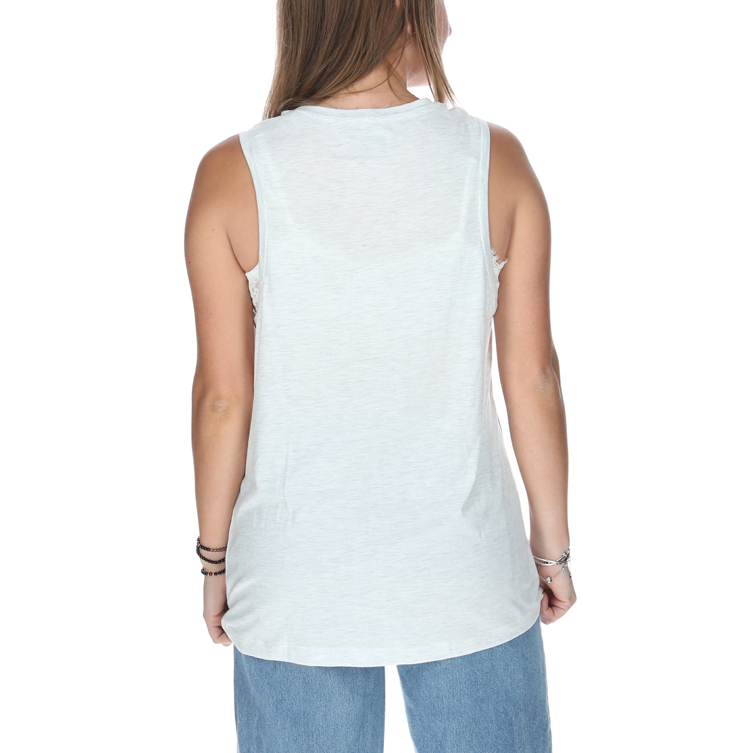 POLERA S/M MUJER W LIFTED TANK GRIS CAT - 3
