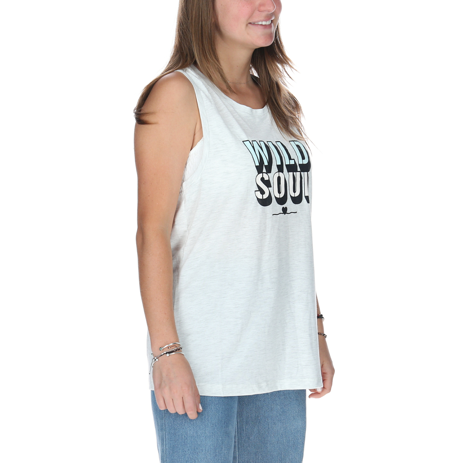 POLERA S/M MUJER W LIFTED TANK GRIS CAT - 4