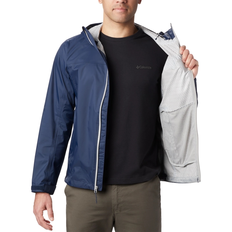 PARKA HOMBRE COLUMBIA EVAPOURATION JACKET NYLON AZUL - 1