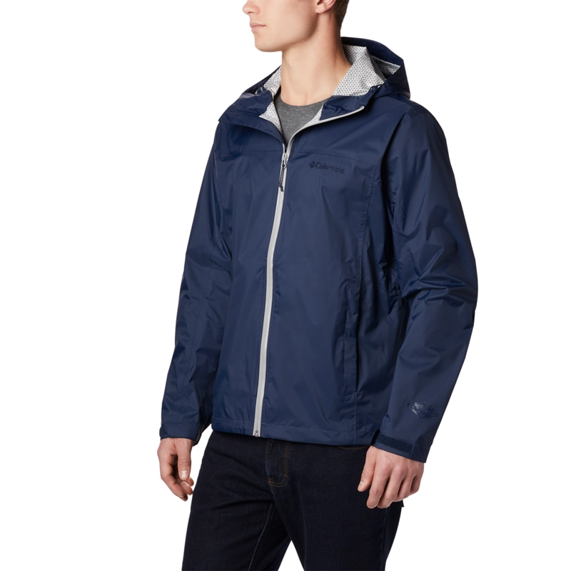 PARKA HOMBRE COLUMBIA EVAPOURATION JACKET NYLON AZUL - 2