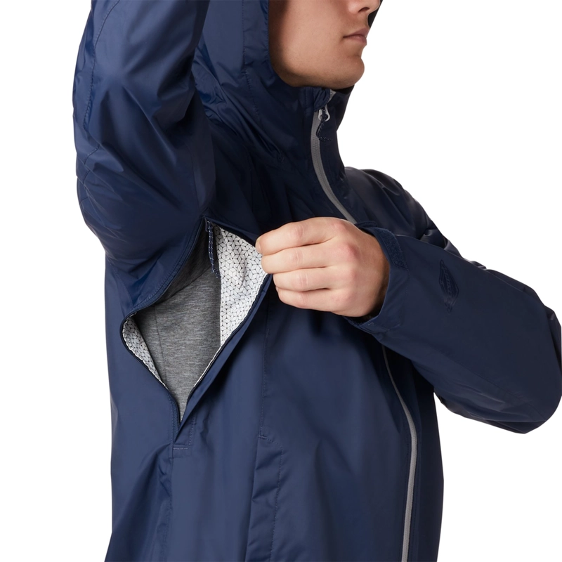 PARKA HOMBRE COLUMBIA EVAPOURATION JACKET NYLON AZUL - 5