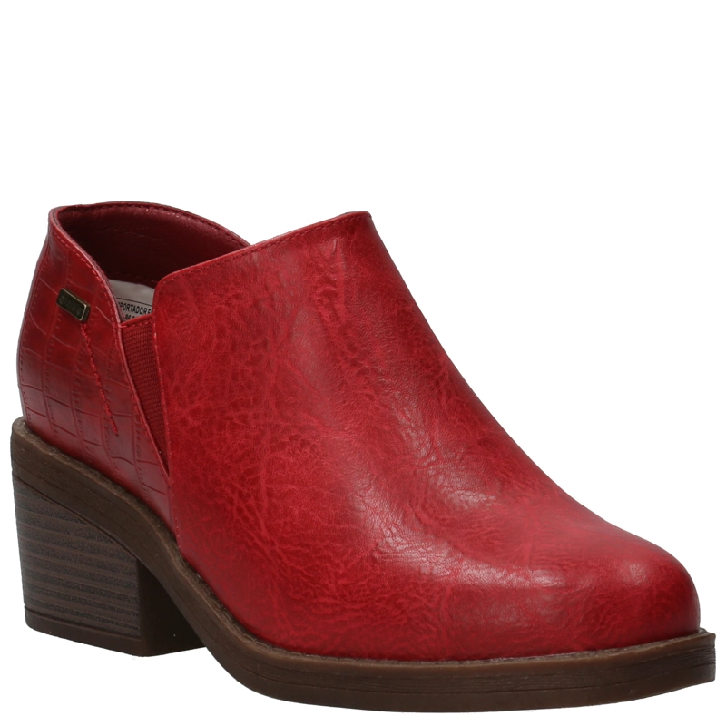 BOTÍN MUJER AZALEIA ROJO KAIA CASUAL - 1