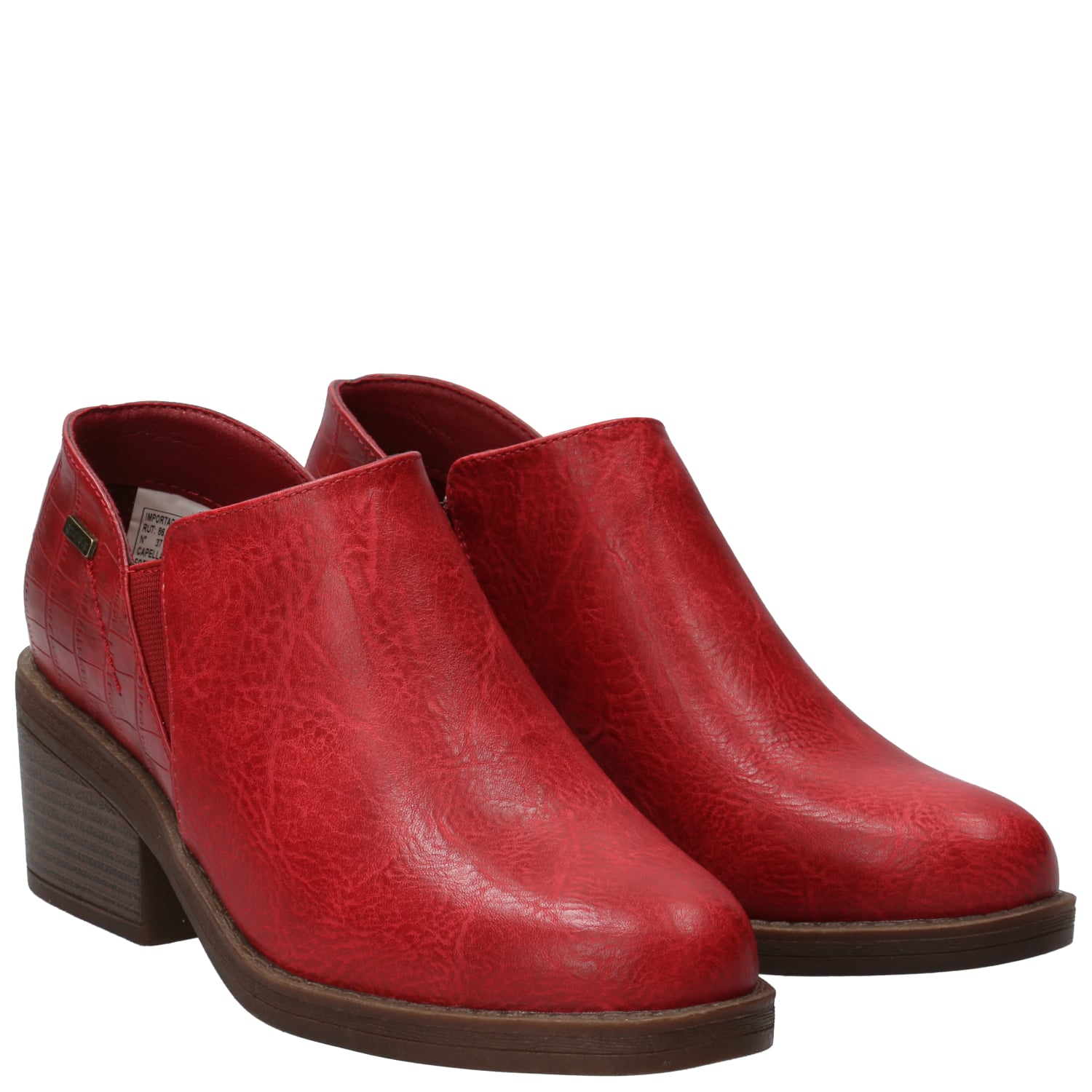 BOTÍN MUJER AZALEIA ROJO KAIA CASUAL - 9
