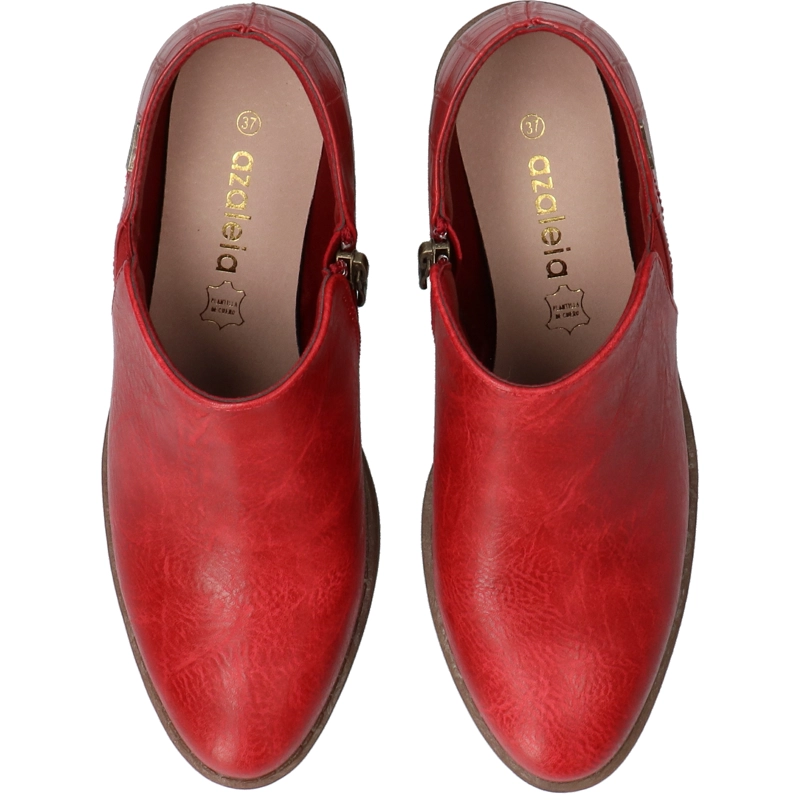 BOTÍN MUJER AZALEIA ROJO KAIA CASUAL - 9