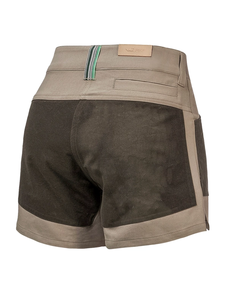 SHORT ALGODÓN REGULAR FIT MUJER ROCKFORD VERDE OSCURO CARCANS WAX - 2
