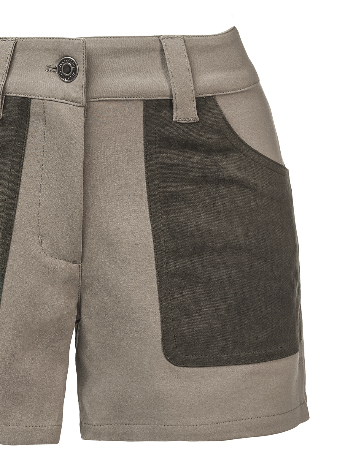 SHORT ALGODÓN REGULAR FIT MUJER ROCKFORD VERDE OSCURO CARCANS WAX - 4
