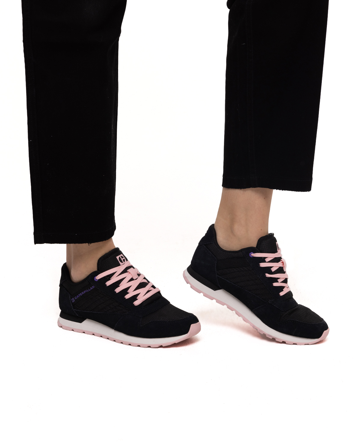 ZAPATILLAS MUJER CAT CASUALES NEGRO VENTURA - 2