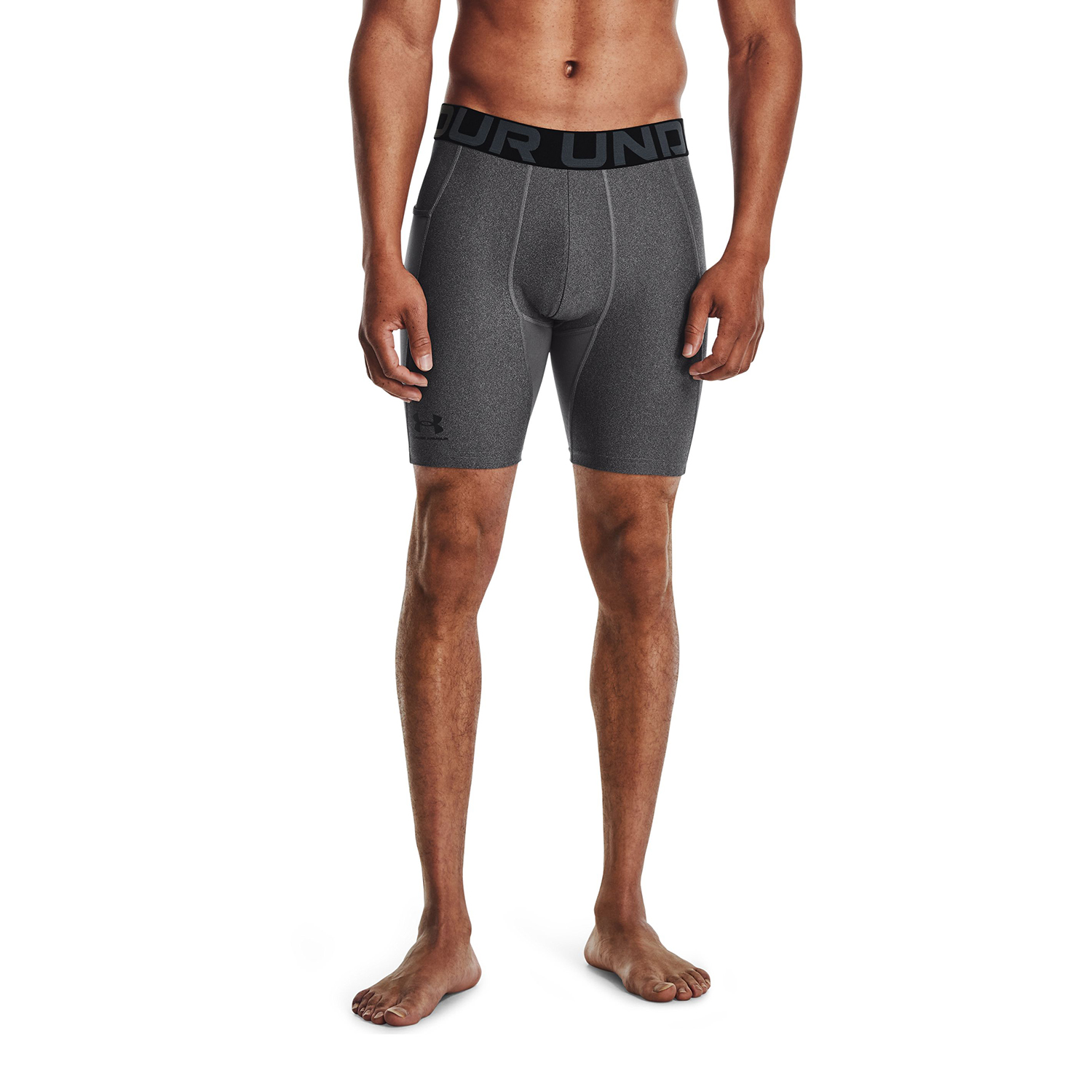 SHORTS HOMBRE UNDER ARMOUR GRIS DE COMPRESION HEATGEAR® - 4