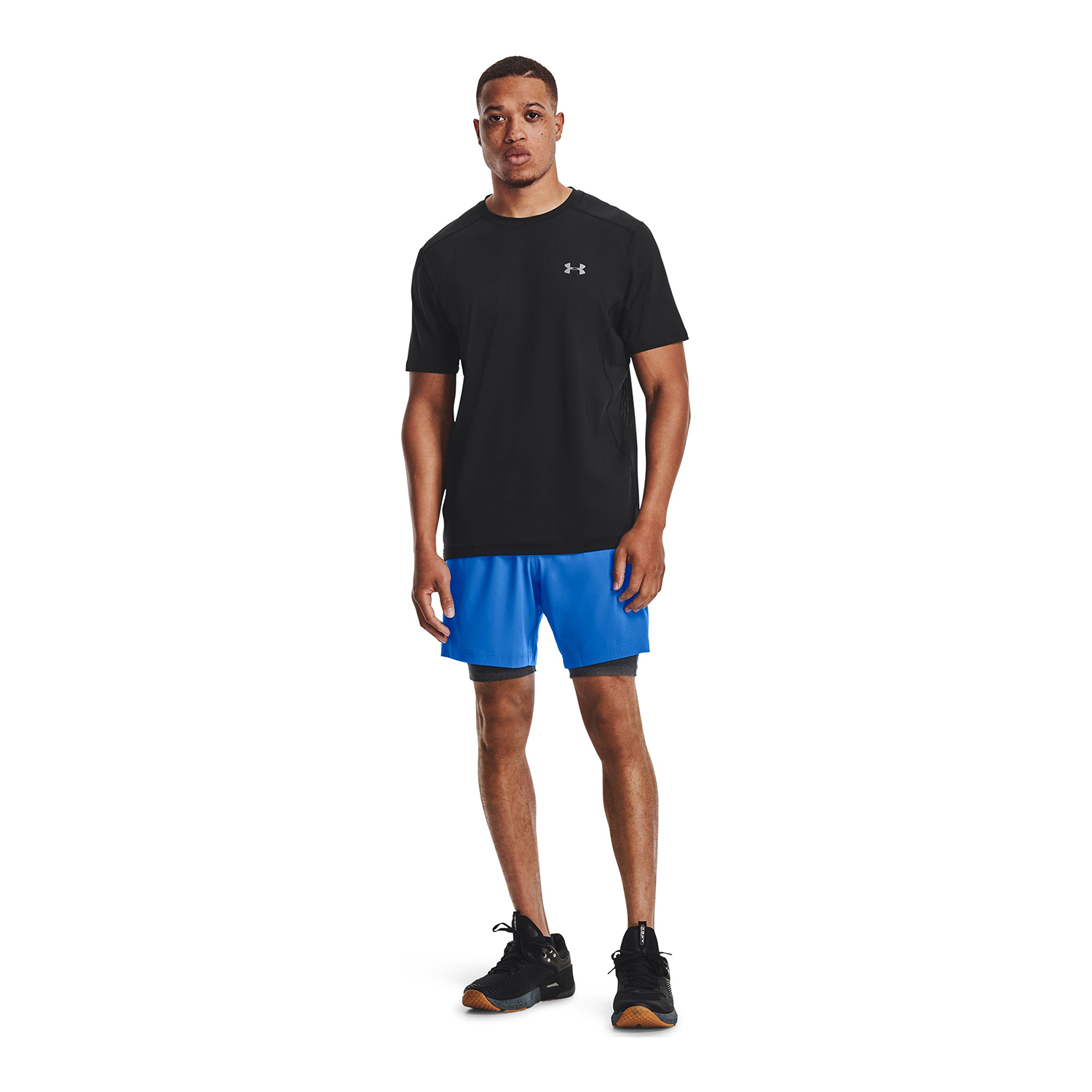 SHORTS HOMBRE UNDER ARMOUR GRIS DE COMPRESION HEATGEAR® - 6