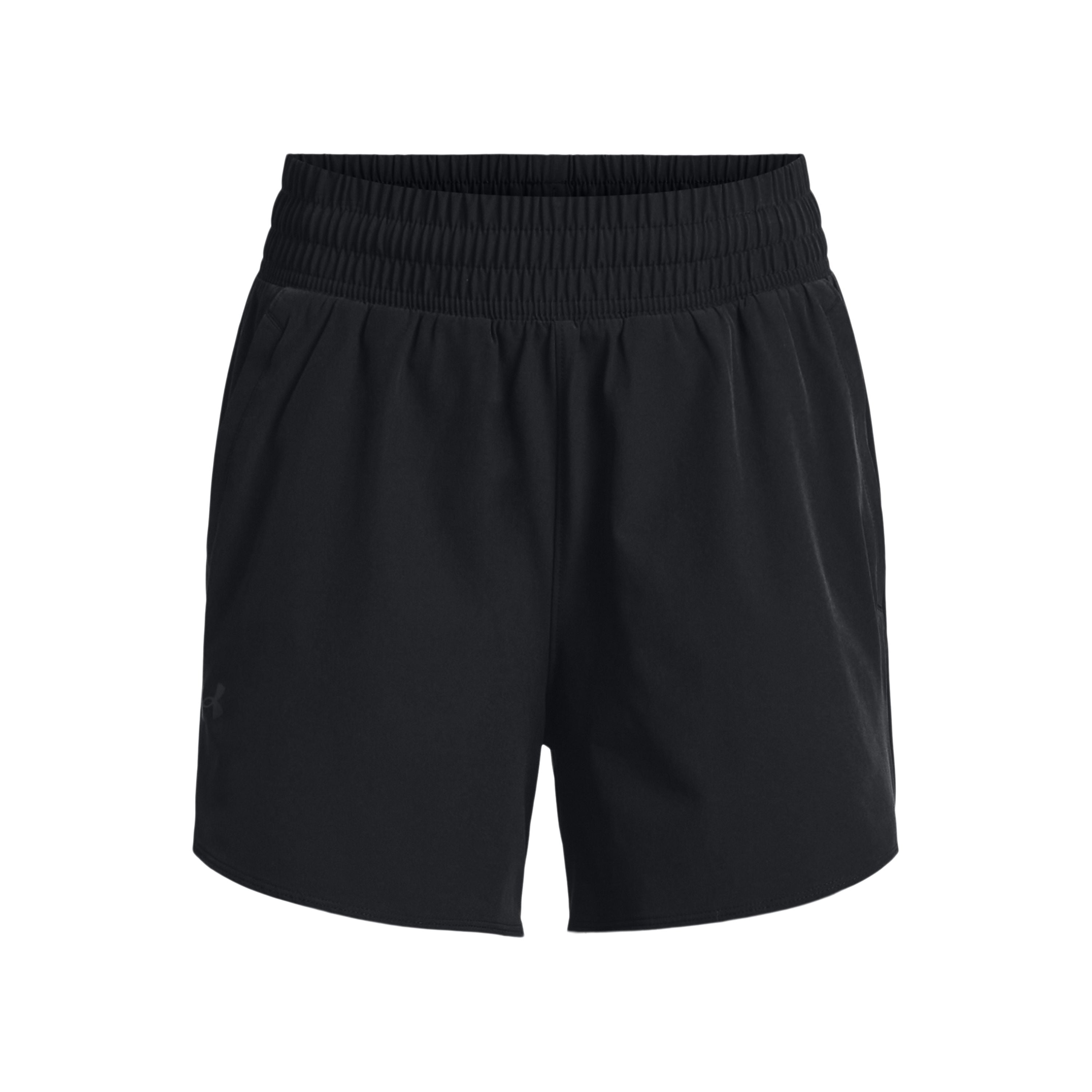 SHORT TRAINING UA FLEX WOVEN 13CM NEGRO MUJER - 1