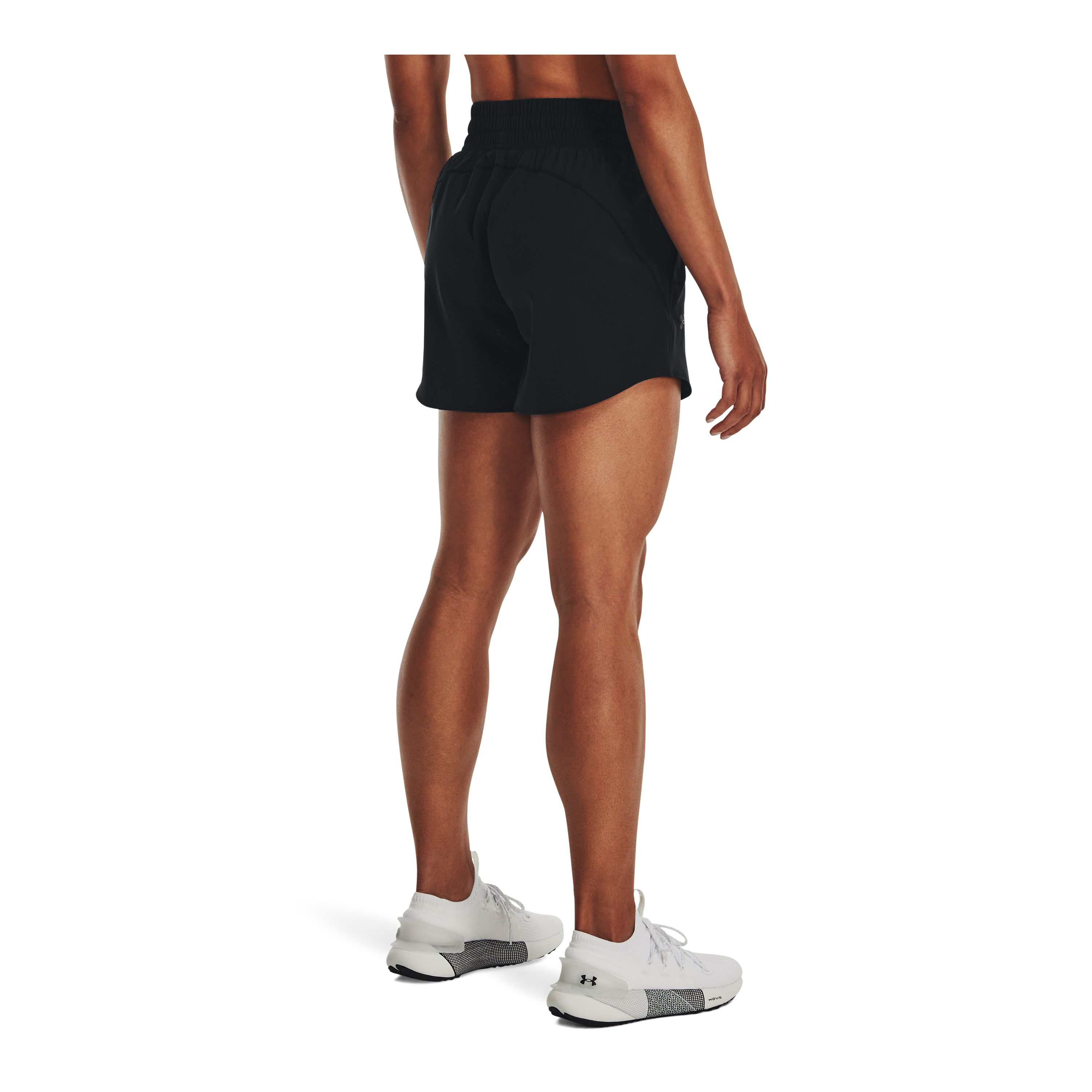 SHORT TRAINING UA FLEX WOVEN 13CM NEGRO MUJER - 5