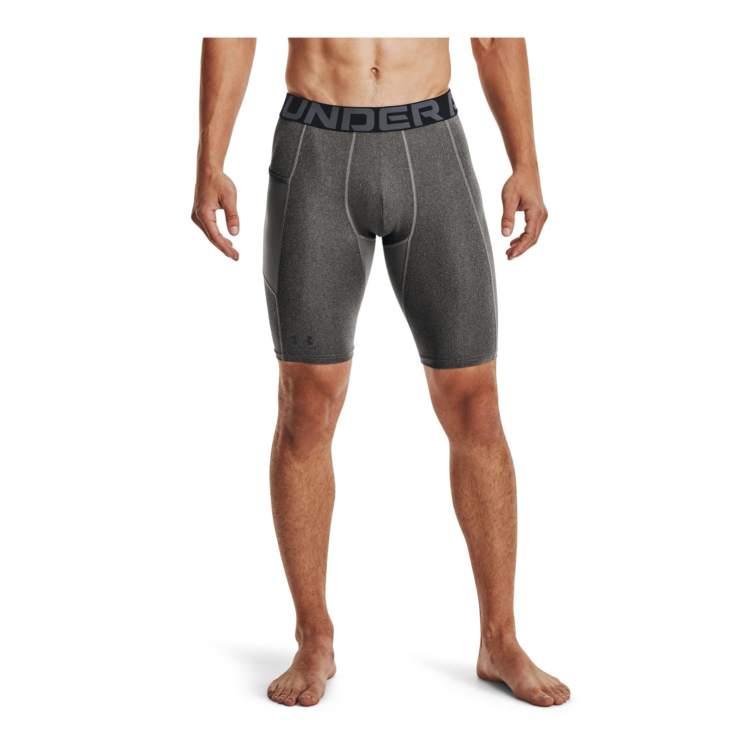 SHORT TRAINING UA LARGOS HG GRIS HOMBRE - 4