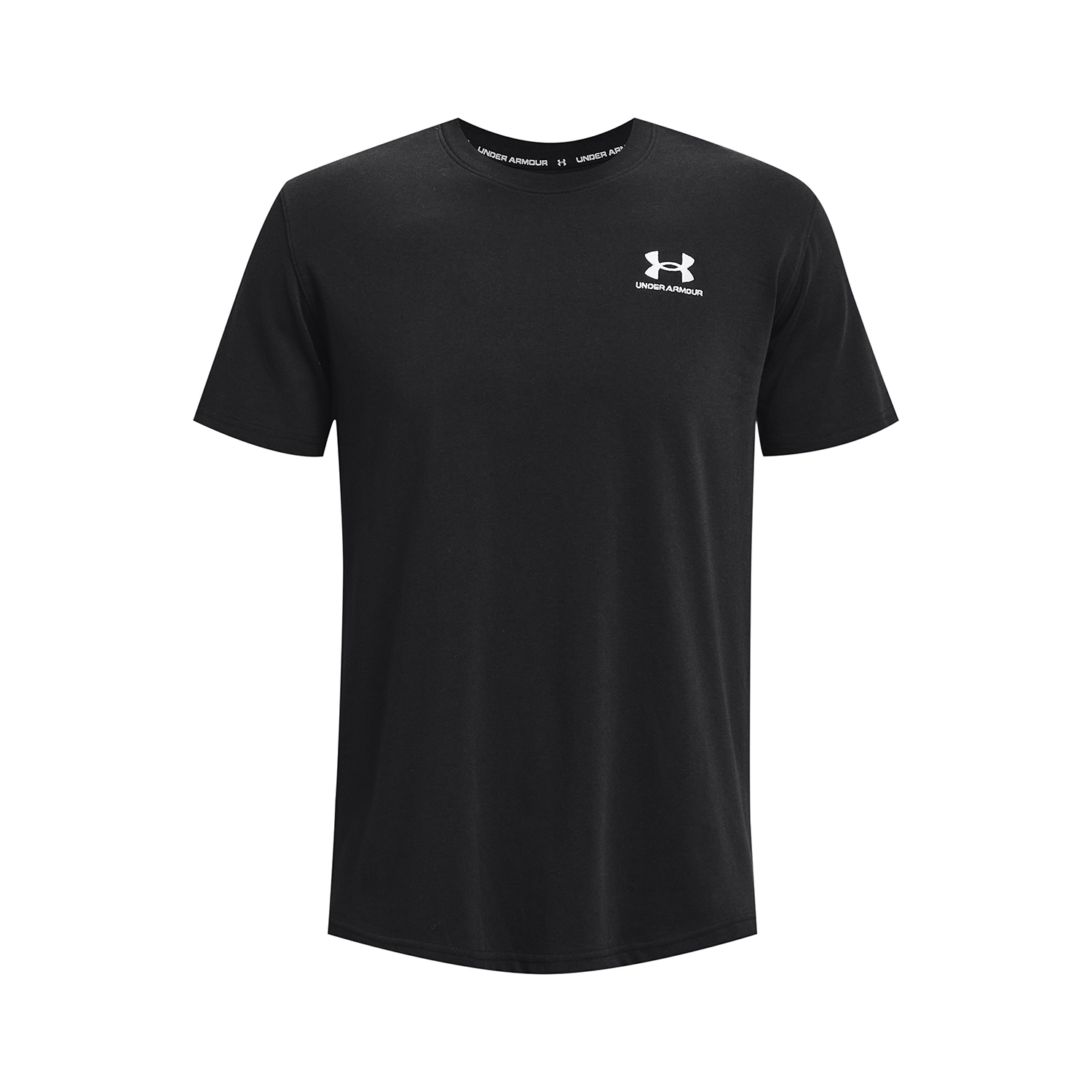 POLERA TRAINING UA M/C HEAVYWEIGHT UA NEGRO HOMBRE - 1