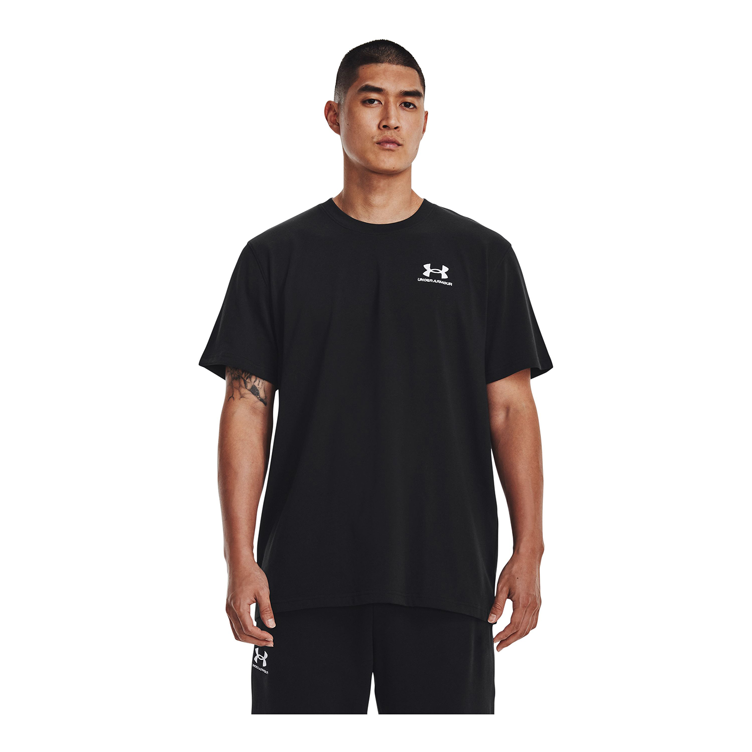 POLERA TRAINING UA M/C HEAVYWEIGHT UA NEGRO HOMBRE - 4