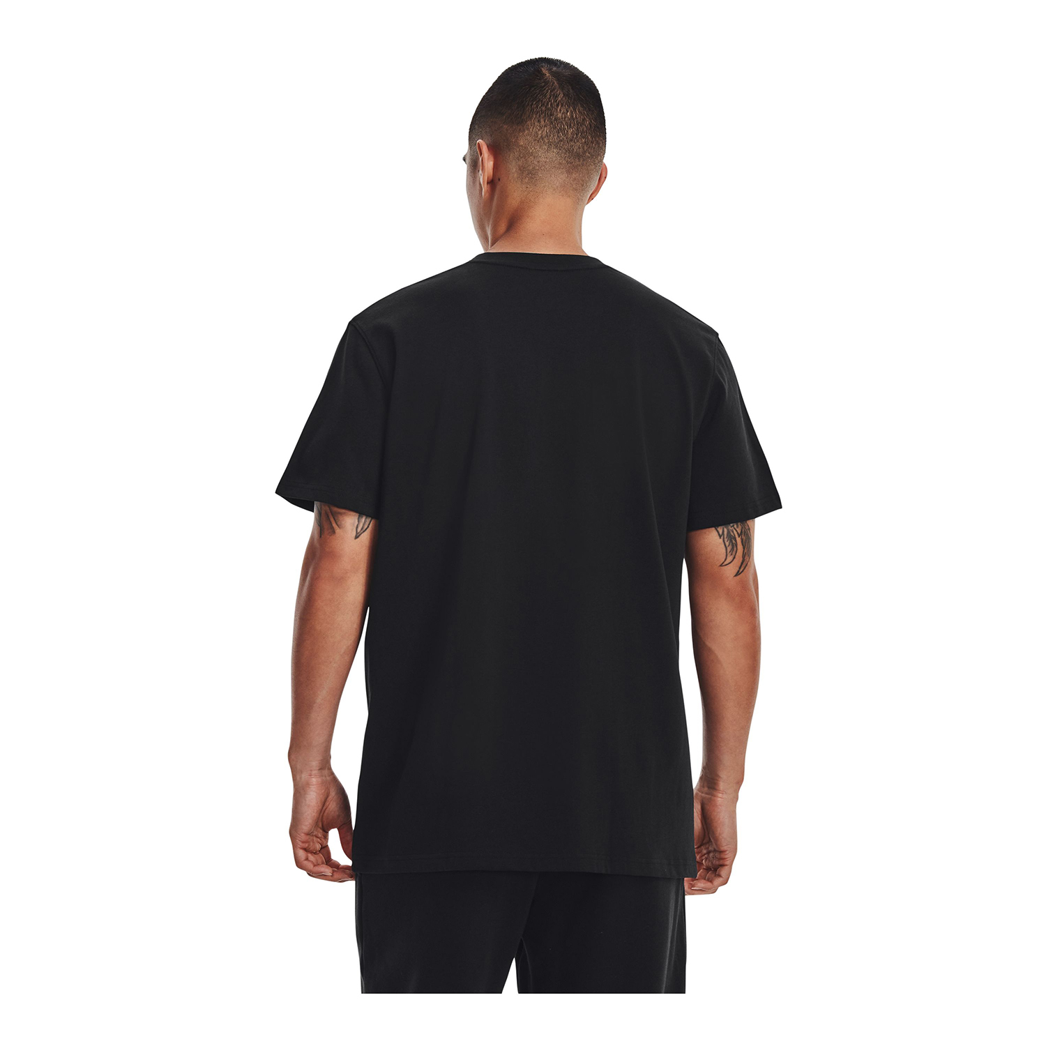POLERA TRAINING UA M/C HEAVYWEIGHT UA NEGRO HOMBRE - 5