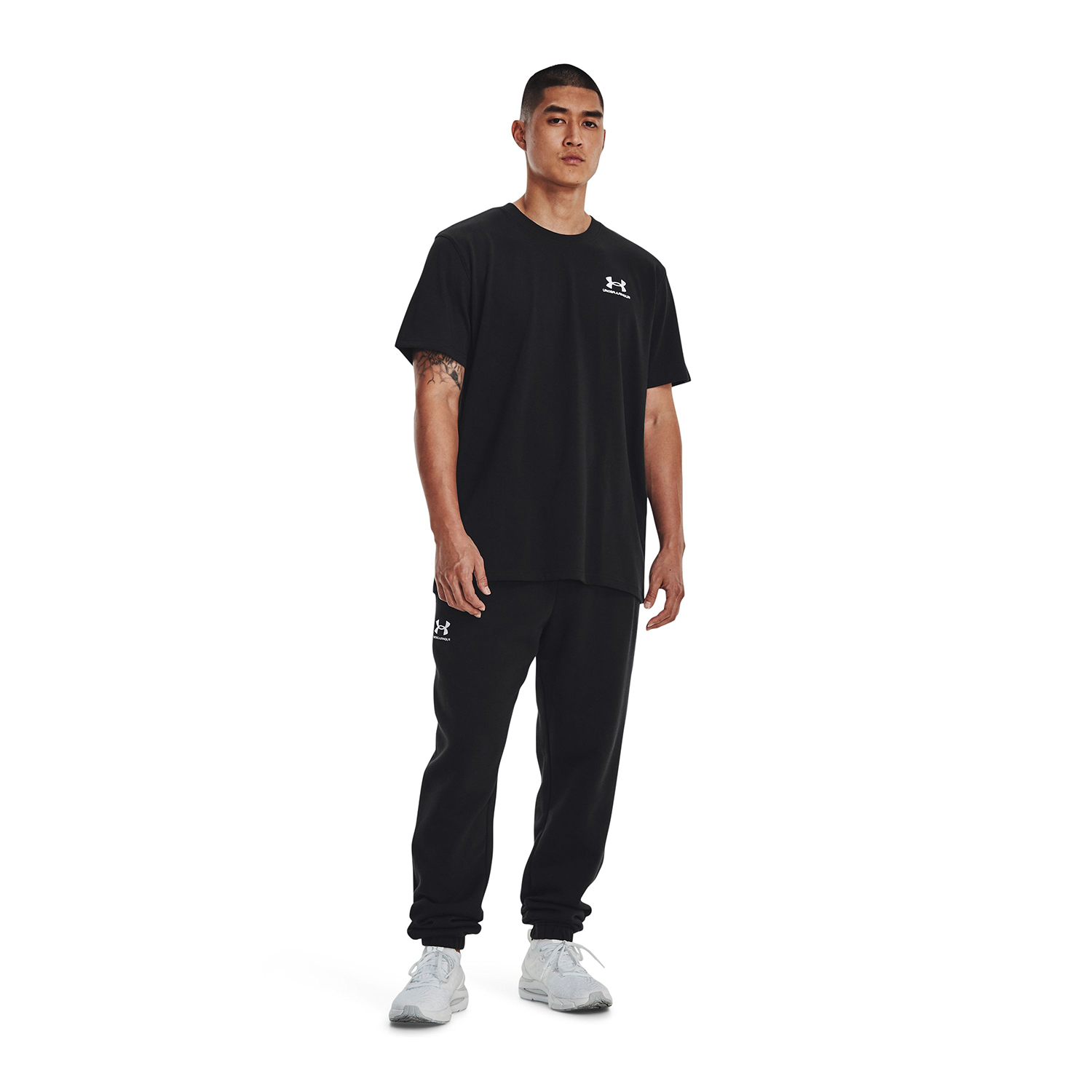 POLERA TRAINING UA M/C HEAVYWEIGHT UA NEGRO HOMBRE - 6