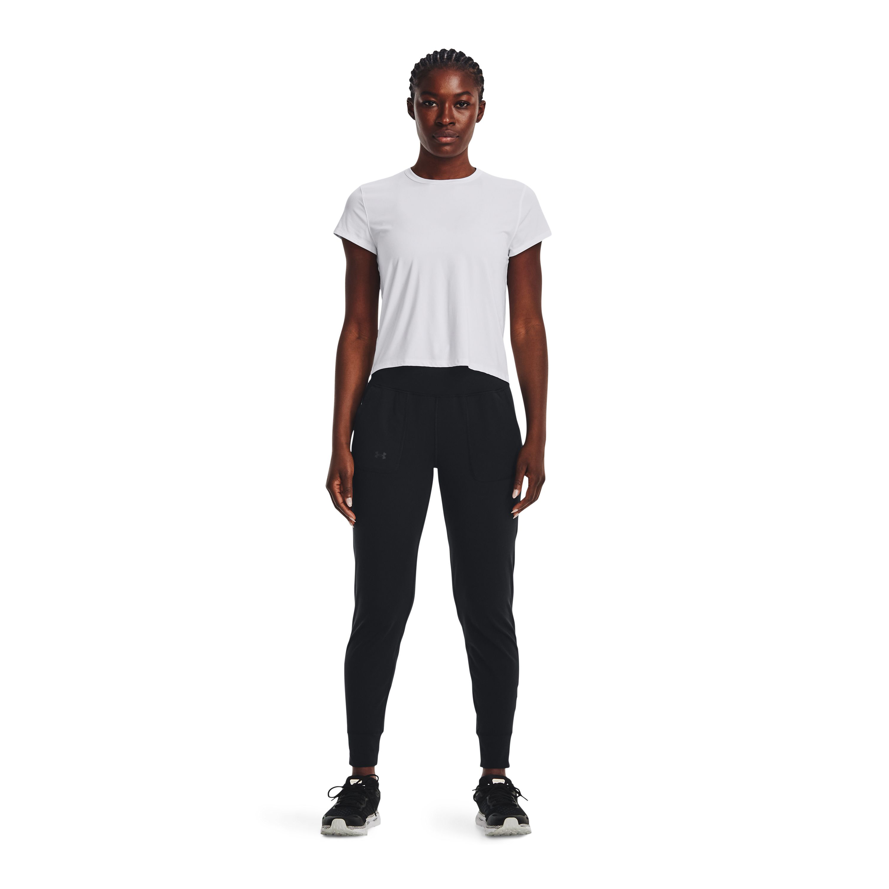 BUZO TRAINING UA JOGGER UA MOTION NEGRO MUJER - 6
