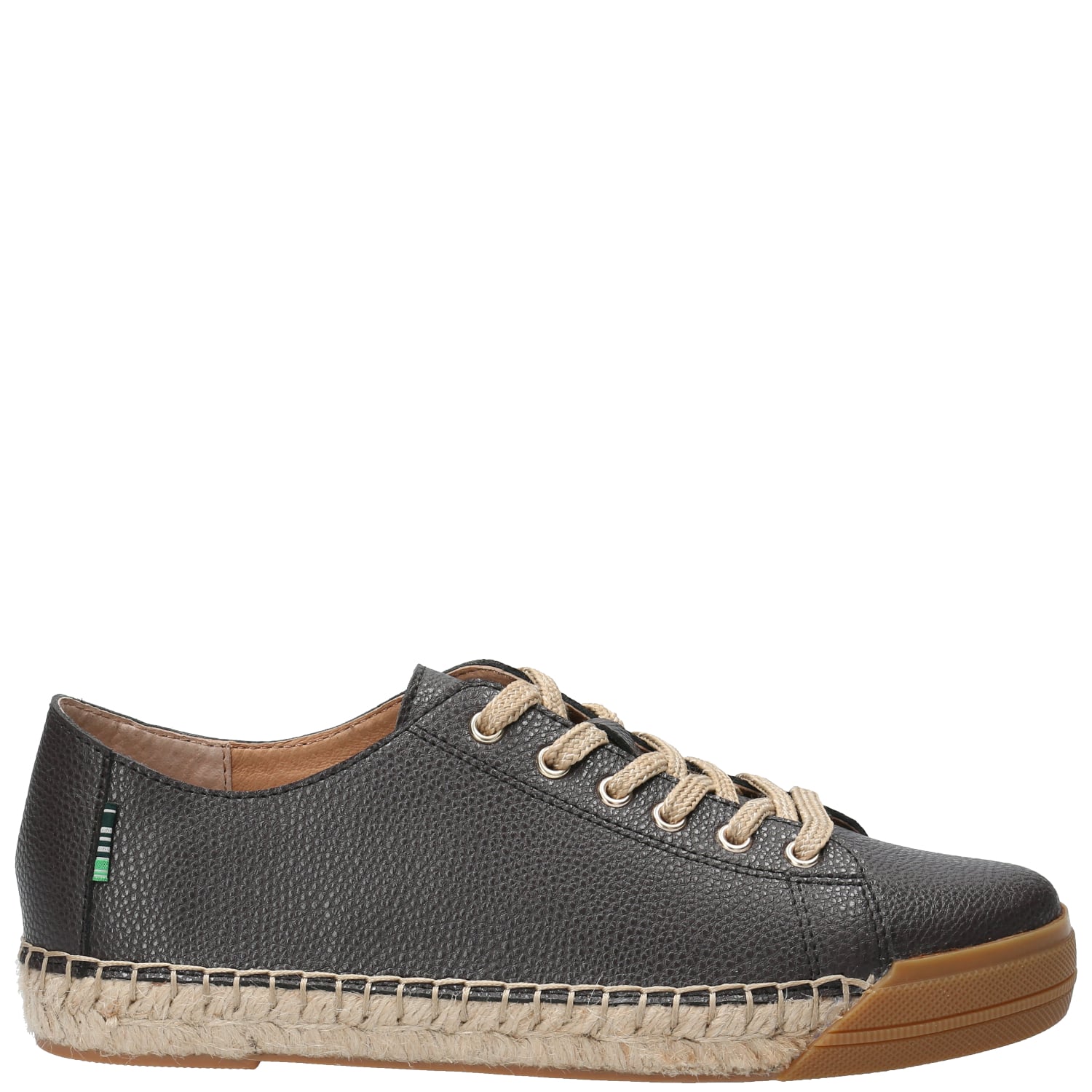 ZAPATILLAS MUJER ROCKFORD CASUALES GRIS PARDO CUERO FONTAINE - 1