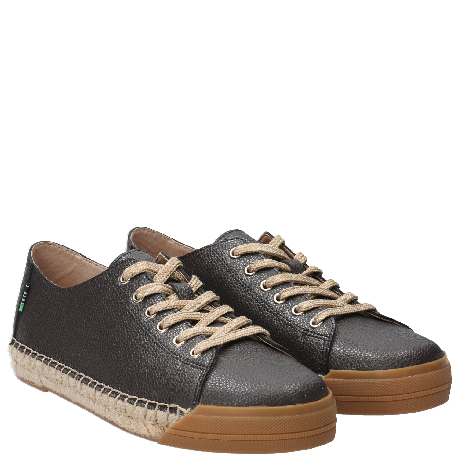 ZAPATILLAS MUJER ROCKFORD CASUALES GRIS PARDO CUERO FONTAINE - 8