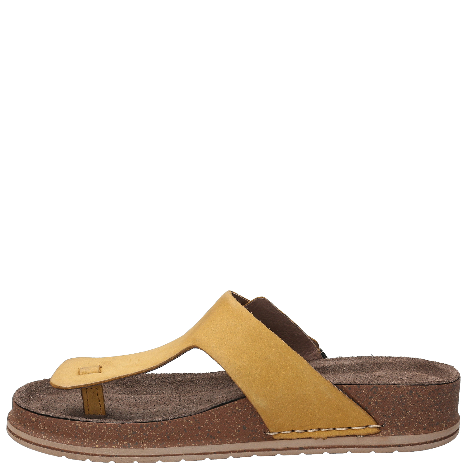 SANDALIAS MUJER ROCKFORD CUERO AMARILLO SALVARIO - 6
