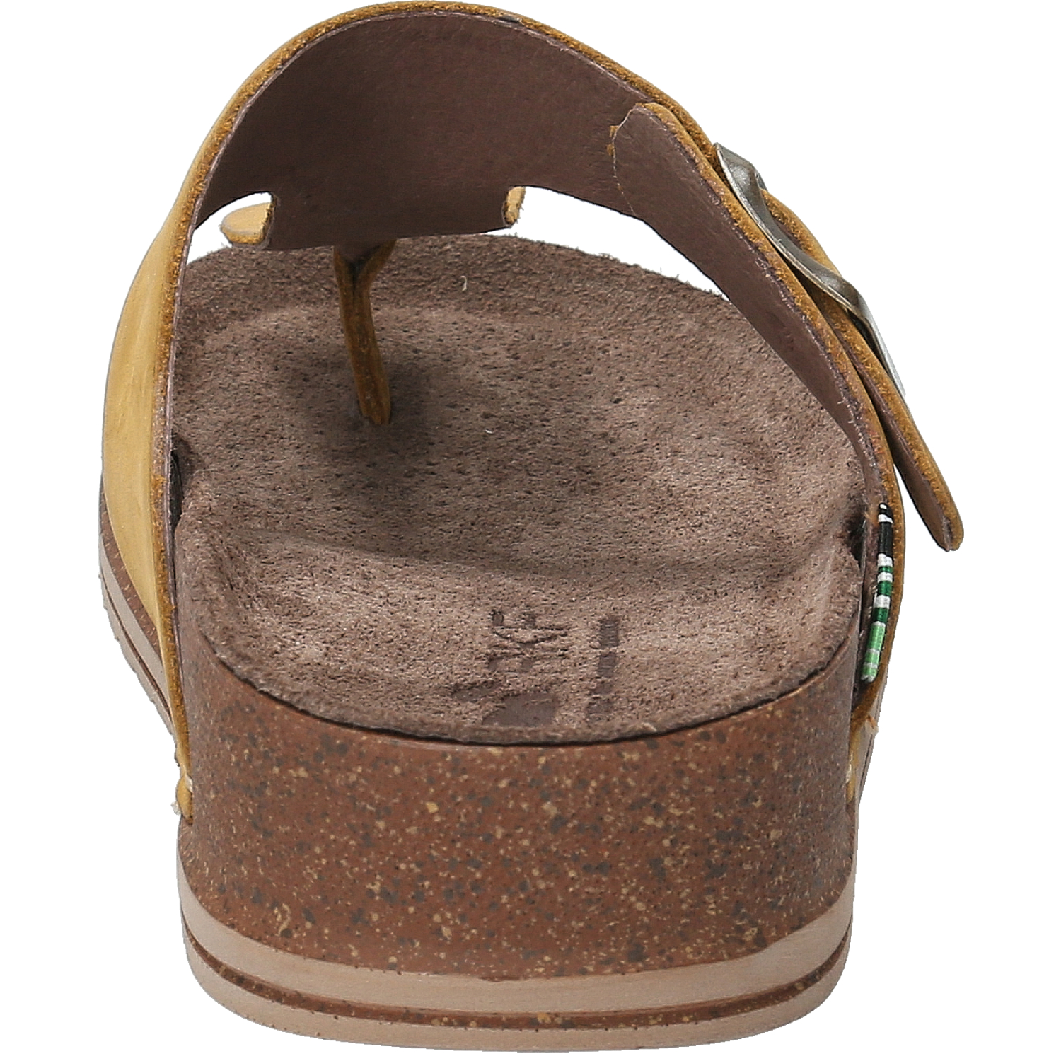 SANDALIAS MUJER ROCKFORD CUERO AMARILLO SALVARIO - 7