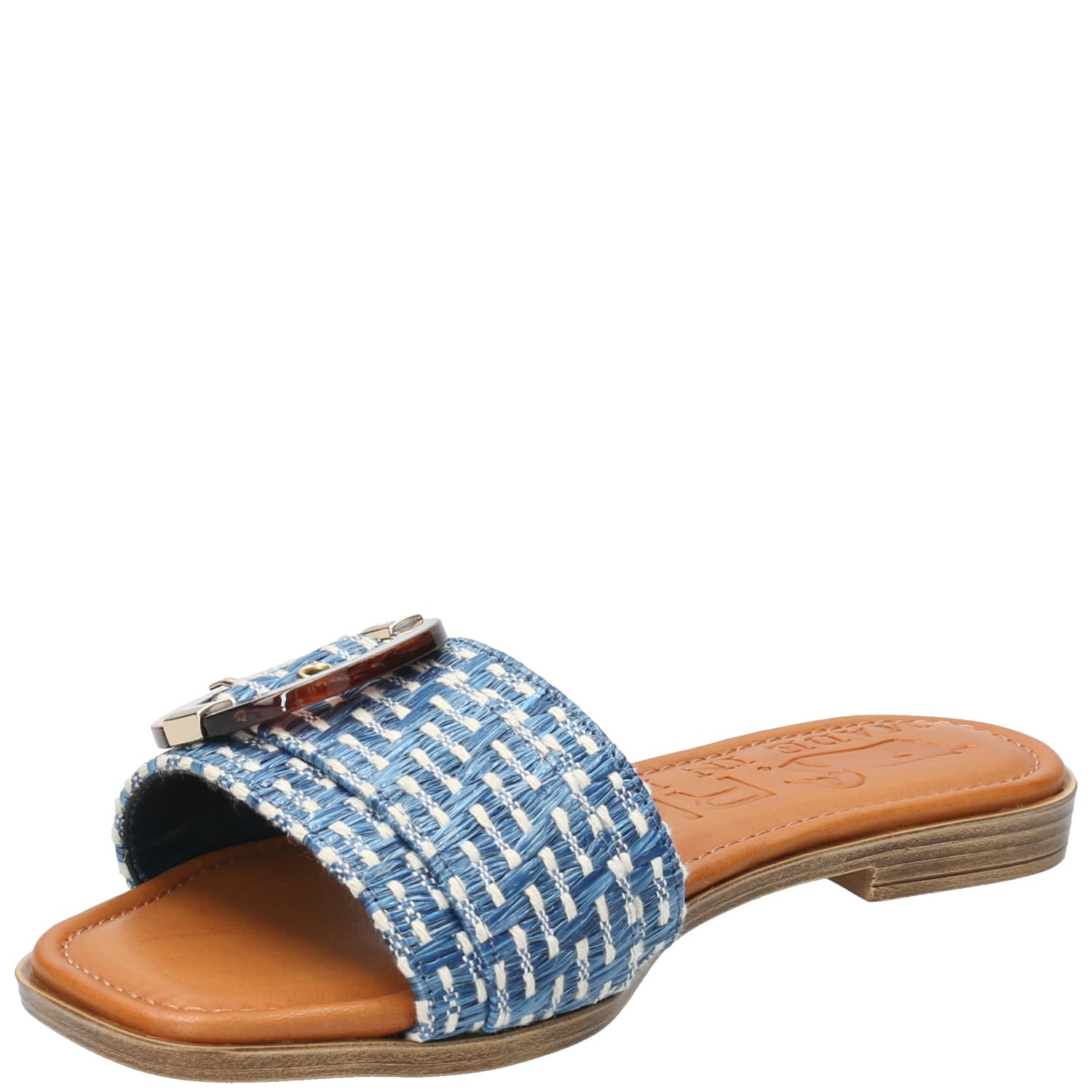 SANDALIAS MUJER ROCKFORD AZUL ROSOLA - 5