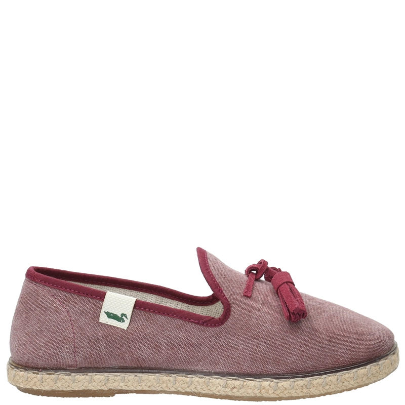 ALPARGATAS MUJER ROCKFORD TEXTIL ALGODÓN ORGÁNICO HOLBOX ROSA - 1