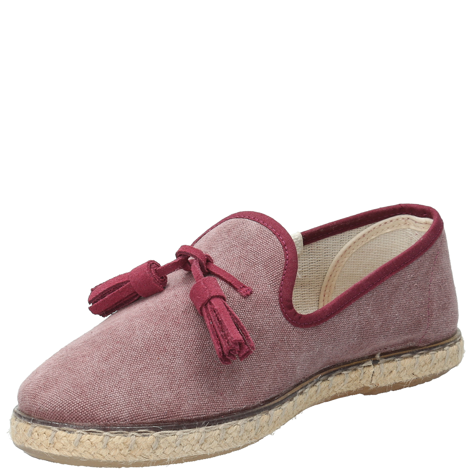 ALPARGATAS MUJER ROCKFORD TEXTIL ALGODÓN ORGÁNICO HOLBOX ROSA - 5