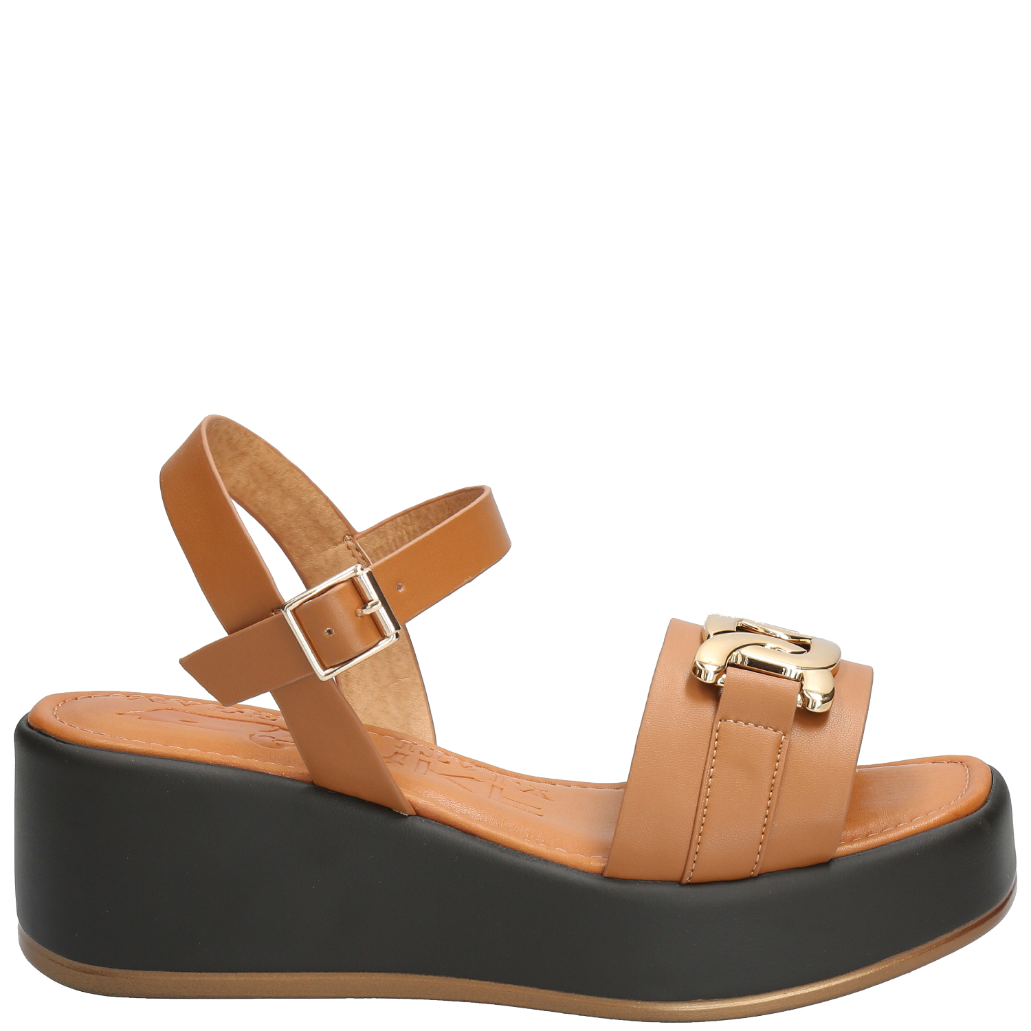 SANDALIAS MUJER ROCKFORD GIULIANA CAFÉ CLARO - 1