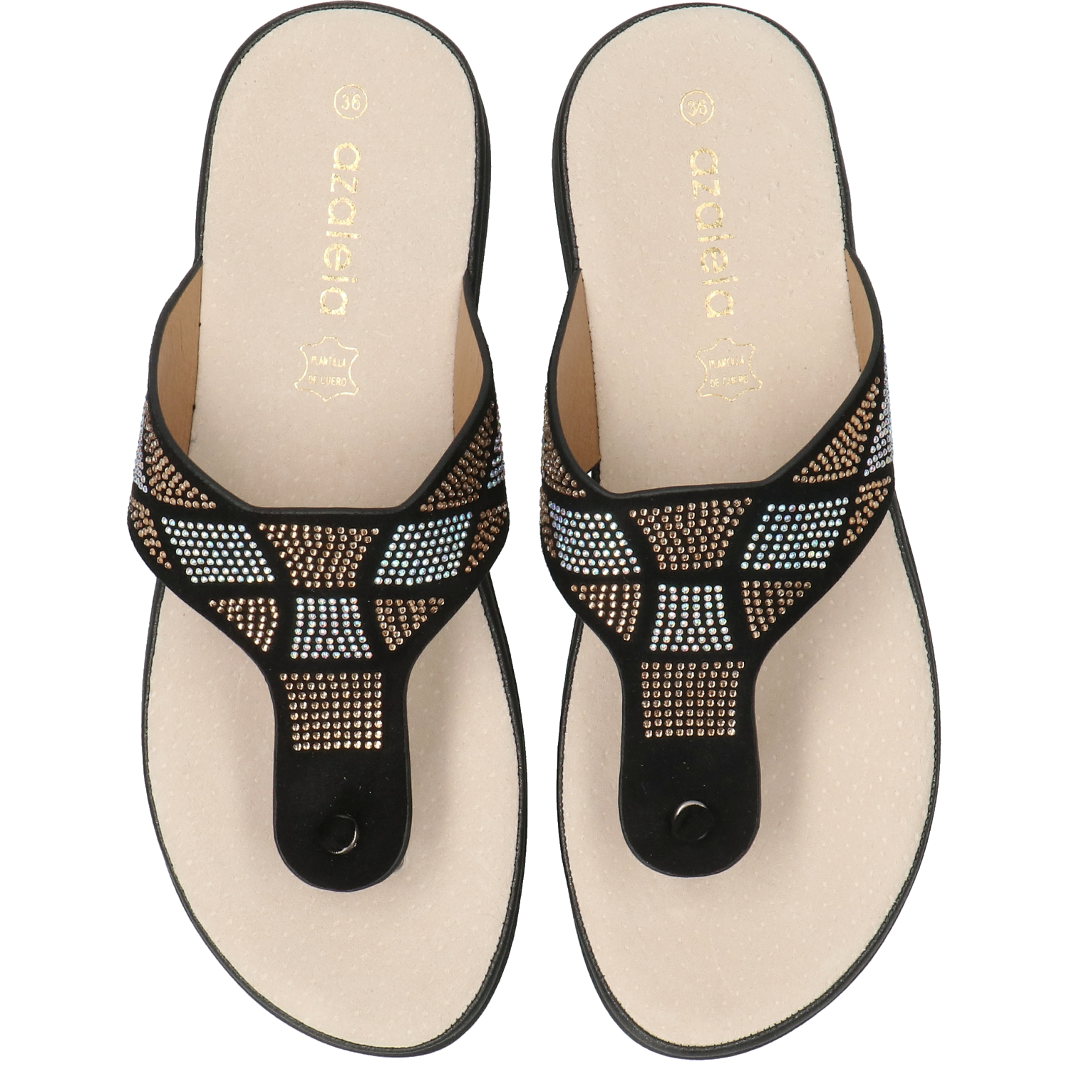 SANDALIAS MUJER AZALEIA NEGRO MAYA - 8