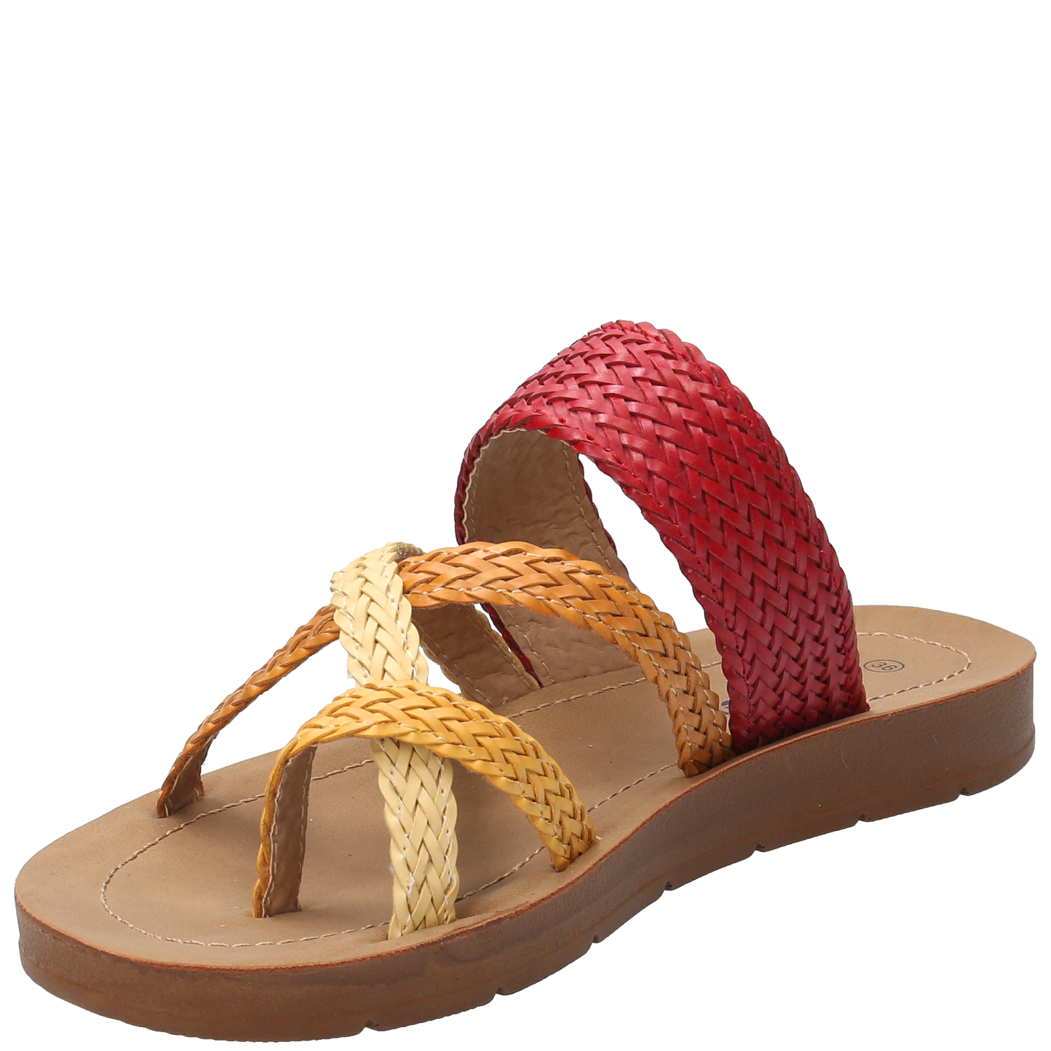 SANDALIAS MUJER AZALEIA ROJO FANNIE - 5