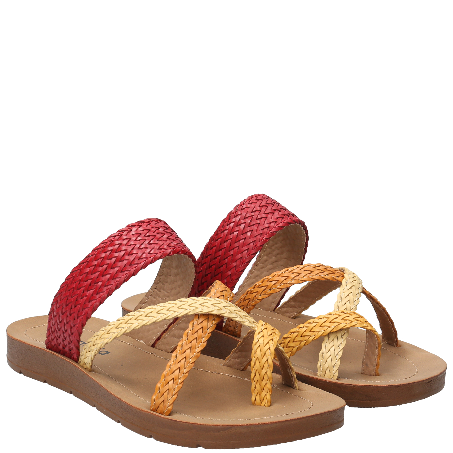 SANDALIAS MUJER AZALEIA ROJO FANNIE - 8