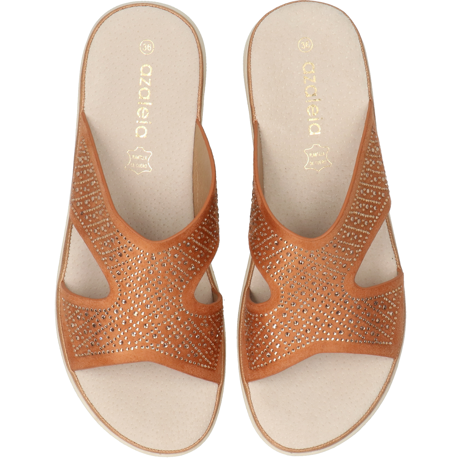 SANDALIAS MUJER AZALEIA MEAGAN CAFÉ - 8