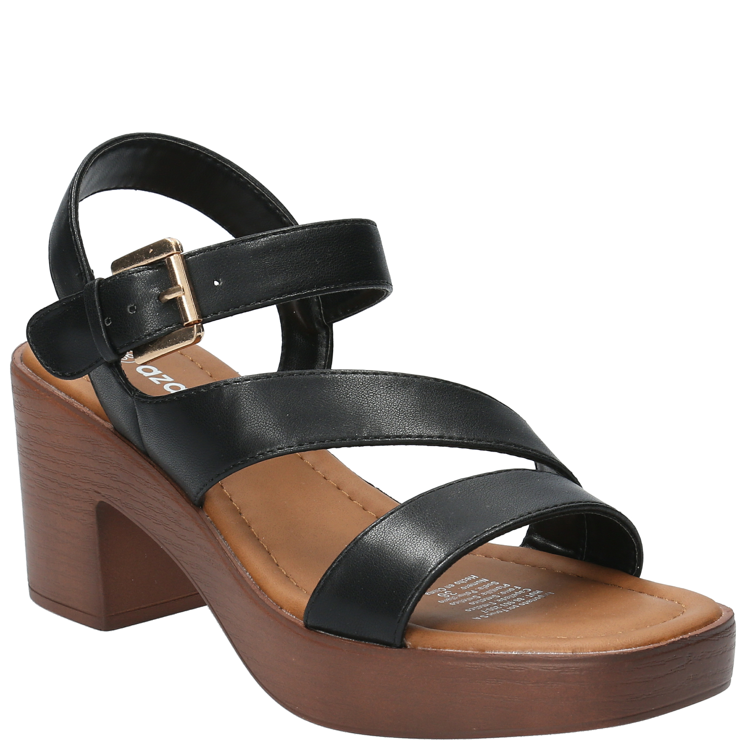 SANDALIAS MUJER AZALEIA NEGRO CHLOE - 1