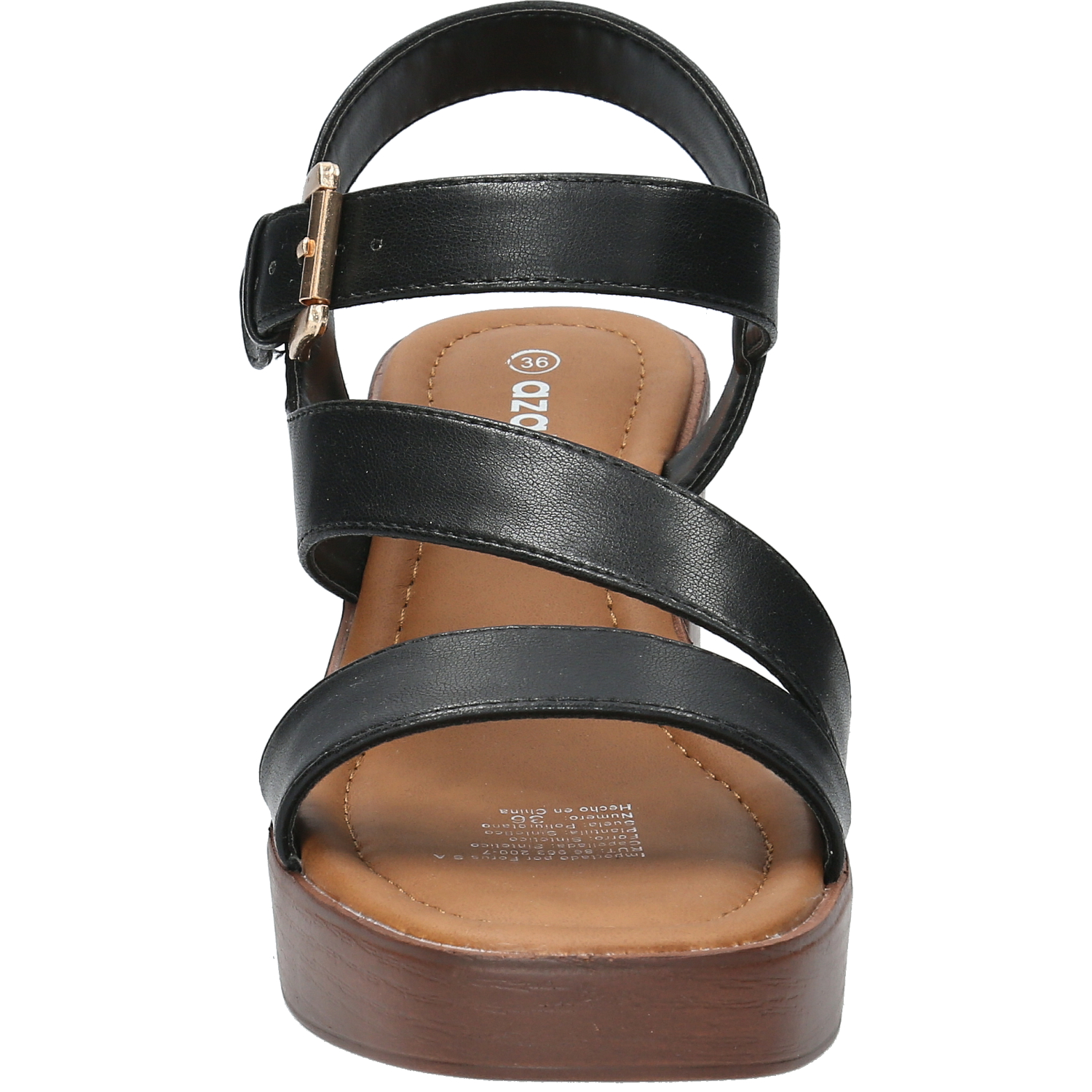 SANDALIAS MUJER AZALEIA NEGRO CHLOE - 4