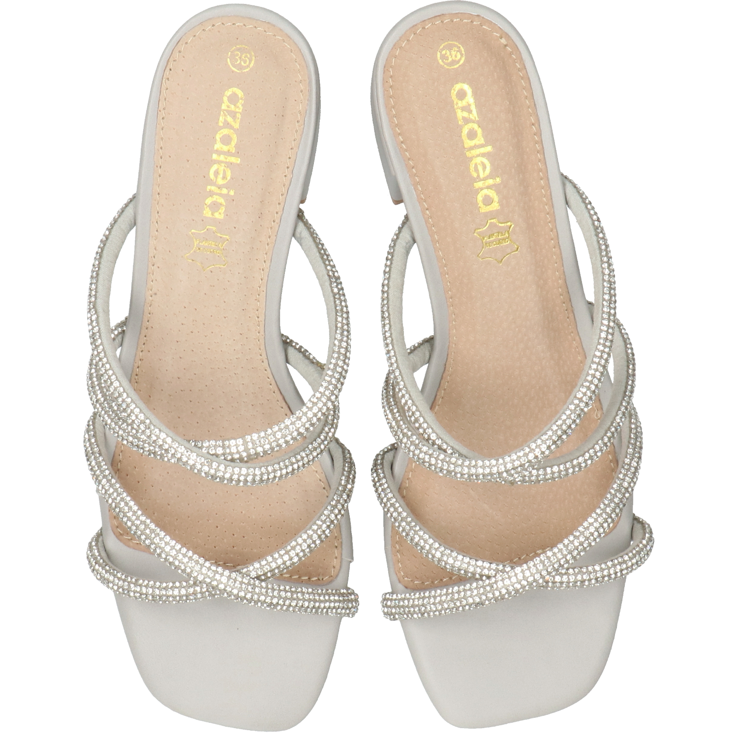 SANDALIAS MUJER AZALEIA CADIE PLATEADO - 8