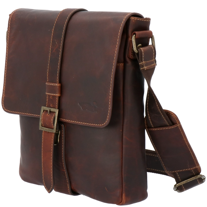 MALETÍN CUERO UNISEX TC CROSSBODY CAFÉ ROCKFORD - 2