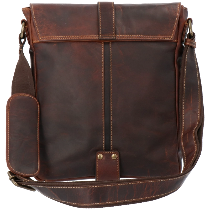MALETÍN CUERO UNISEX TC CROSSBODY CAFÉ ROCKFORD - 3