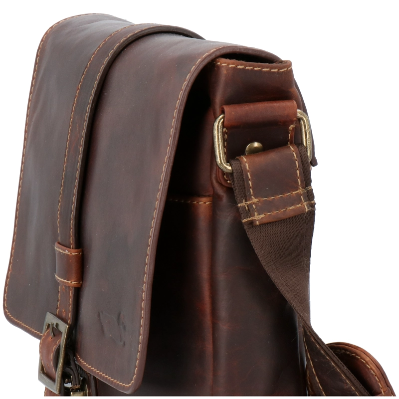 MALETÍN CUERO UNISEX TC CROSSBODY CAFÉ ROCKFORD - 4