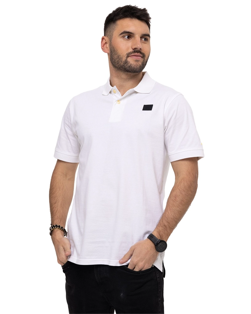 POLO CAT LOGO JERSEY POLO BLANCO HOMBRE - 1