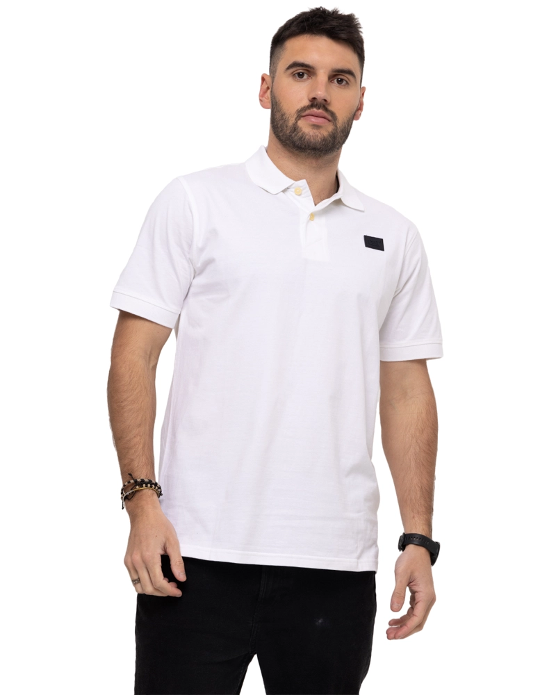 POLO CAT LOGO JERSEY POLO BLANCO HOMBRE - 2